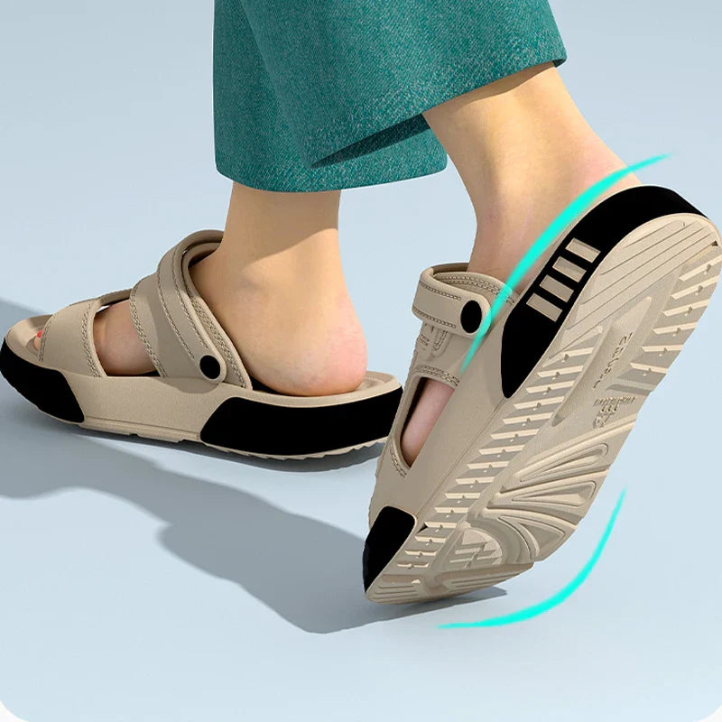 Cushioned Platform Lightweight  Breathable EVA Slip-On Sandals