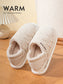 Winter Plush Thick Bottom Anti Slip Waterproof Indoor & Outdoor Slippers