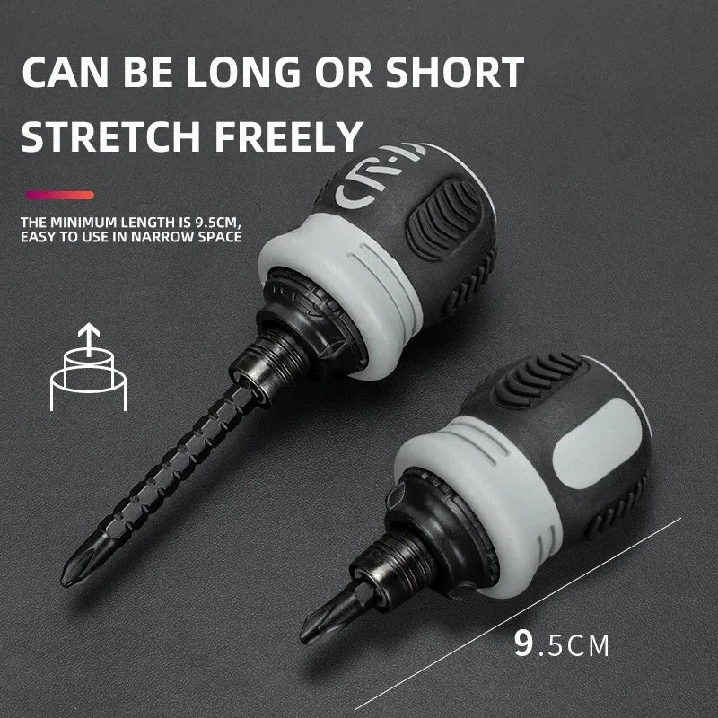 Telescopic Magnetic 13 In 1 Mini Ratchet Precision Screwdriver