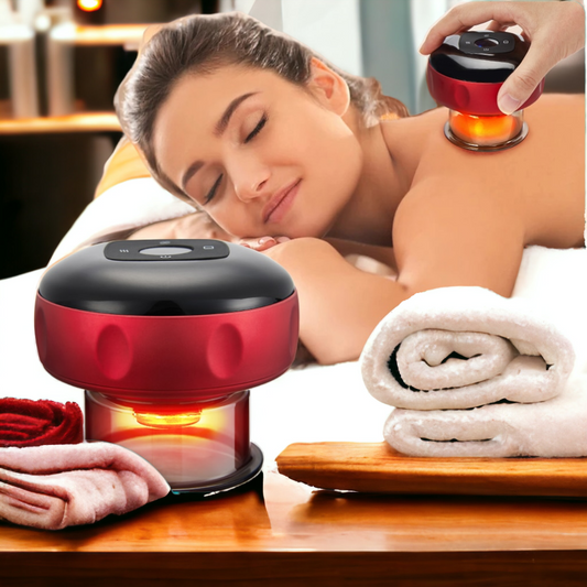 Vacuum & Red Light Heating Multifunctional Electric Cupping Therapy Device