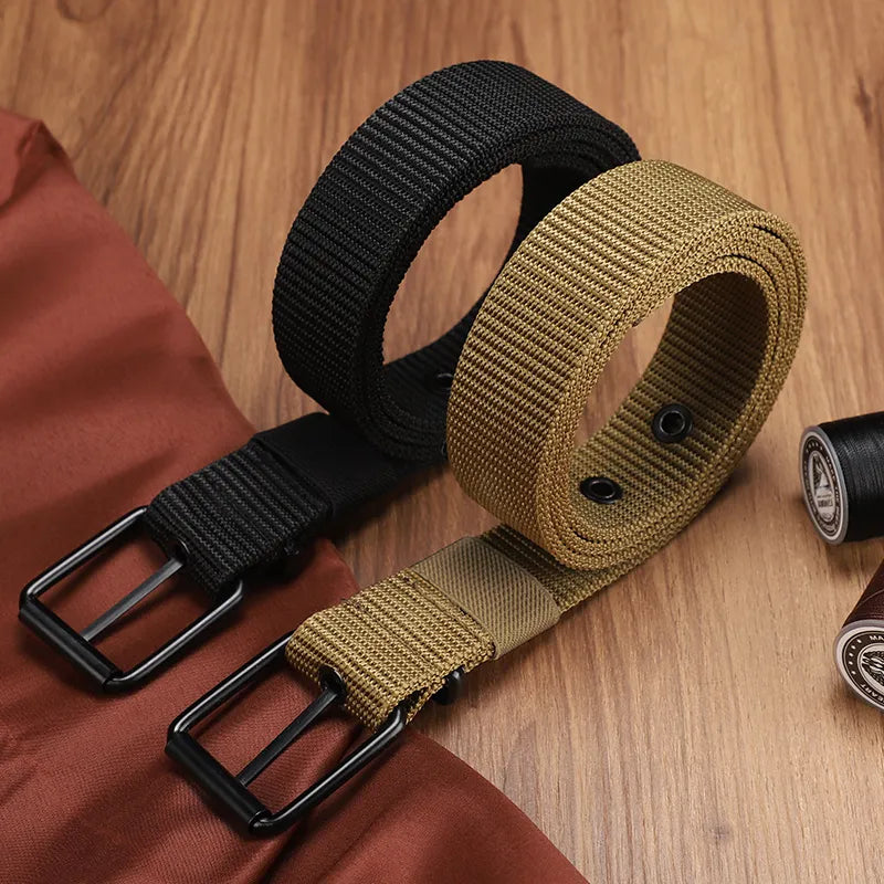 Military-Inspired Durable Canvas Belt