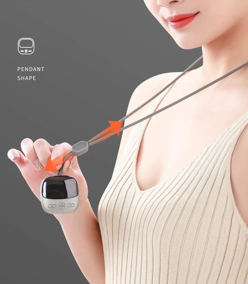 NeuroWarm Multi-Zone Hands-Free Wearable Cervical & Shoulder TENS Heat Massager