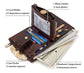 Genuine Leather Vintage RFID Blocking  Men Wallet With Chain