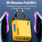 240W High-Speed 5-Port GaN Technology Intelligent Wall Charger