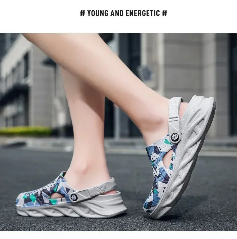All-Day Comfort 2 in 1 Lightweight Anti-Slip Waterproof Breathable EVA Sandals