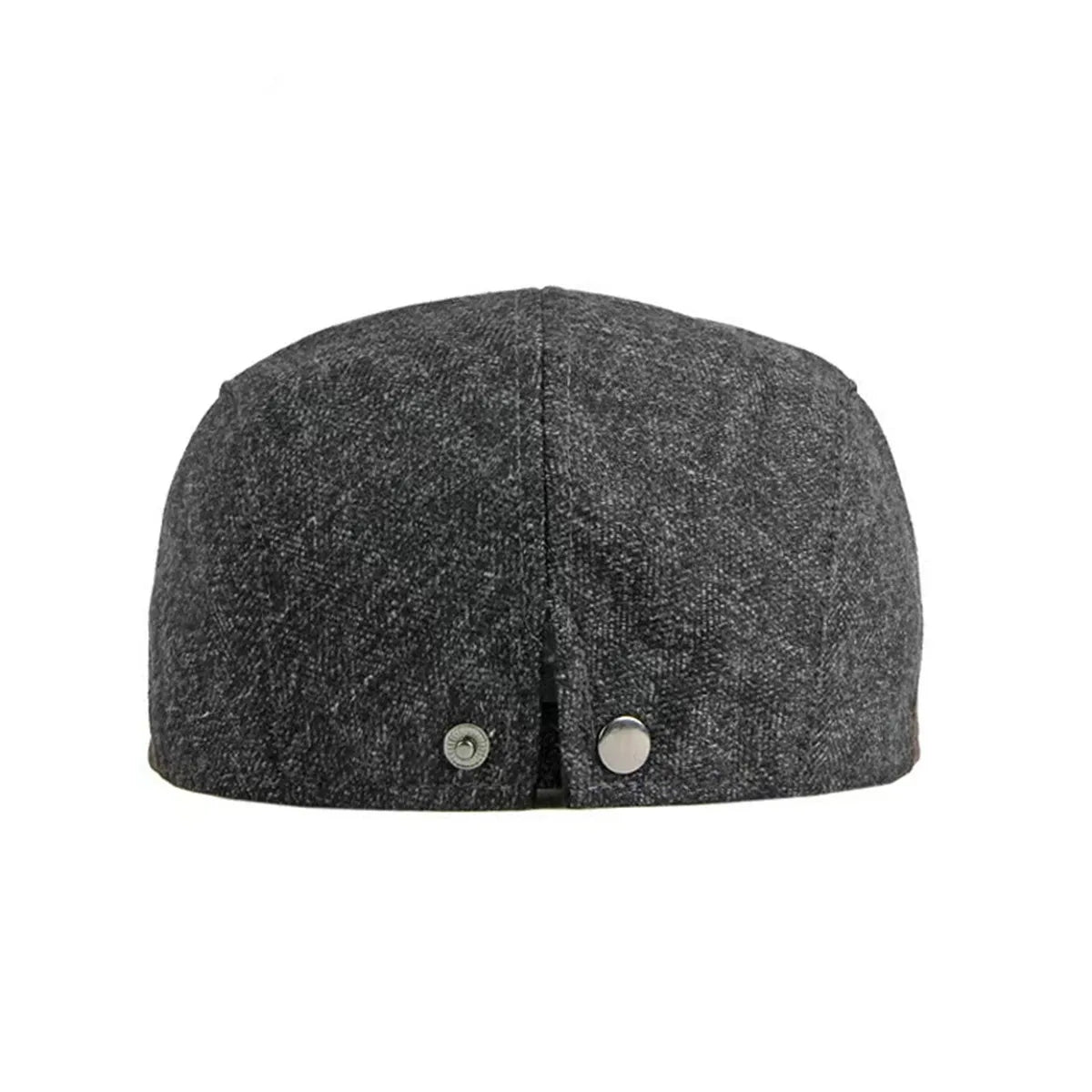 Spring & Autumn Adjustable Retro Flat Cap with Side Triangle Accent