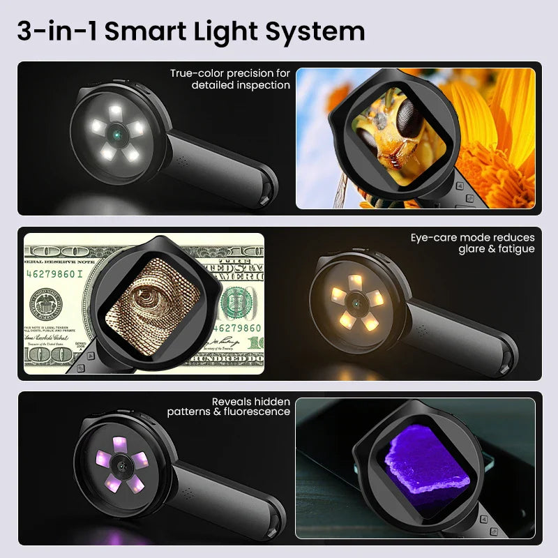 EasyRead HD 2.8'' IPS Anti-Glare Senior-Friendly 100X Digital Magnifier