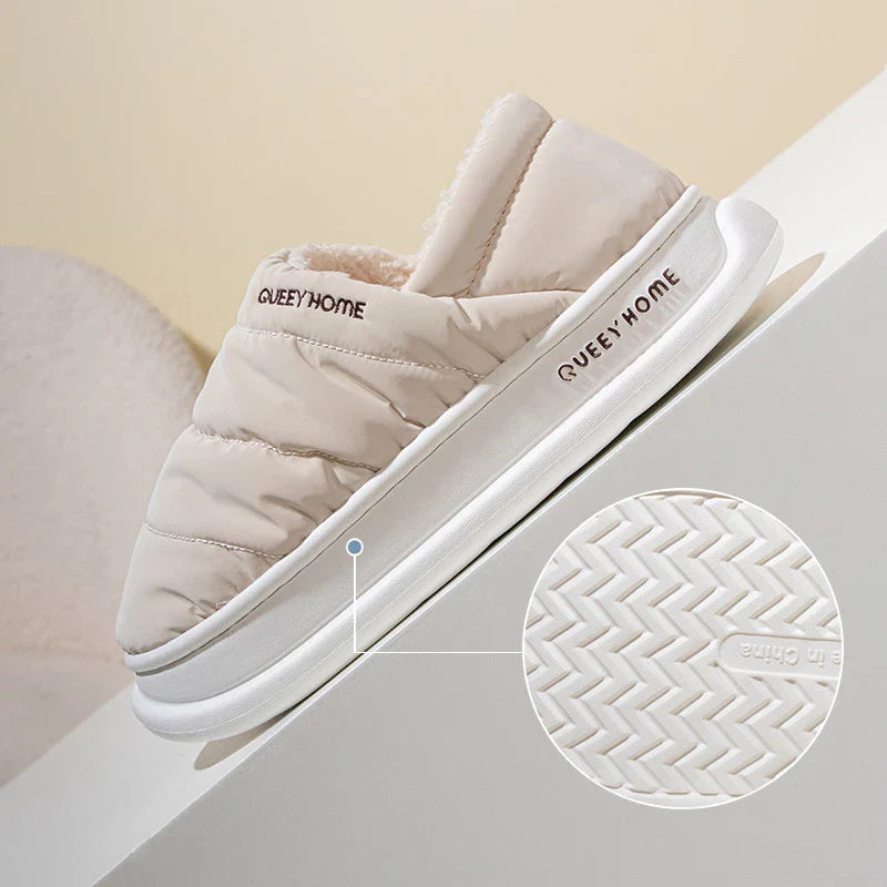 Winter Plush Thick Bottom Anti Slip Waterproof Indoor & Outdoor Slippers