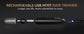 MAXGROOM Rechargeable 360 Rotating Dual-Blade Waterproof Hair Trimmer