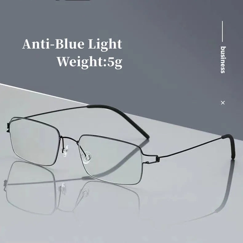 Ultralight- 5g- Anti Blue Light Rimless Reading Glasses