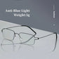 Ultralight- 5g- Anti Blue Light Rimless Reading Glasses