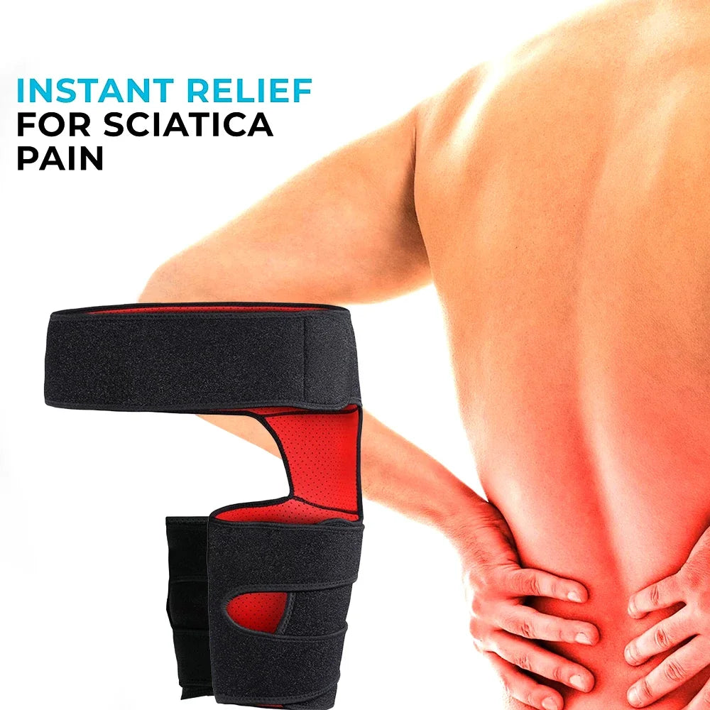 Pro-Fit Hip & Thigh Targeted Compression Hamstring & Sciatica Relief Support Brace