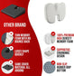 Ergonomic Dual-Layer Memory Foam + Cooling Gel Tailbone Pressure Relief Cushion