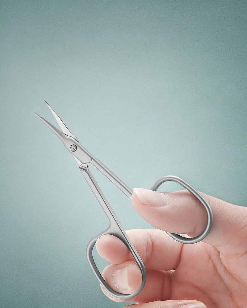 Professional Medical-Grade Stainless Steel Thin Blade Cuticle Scissors