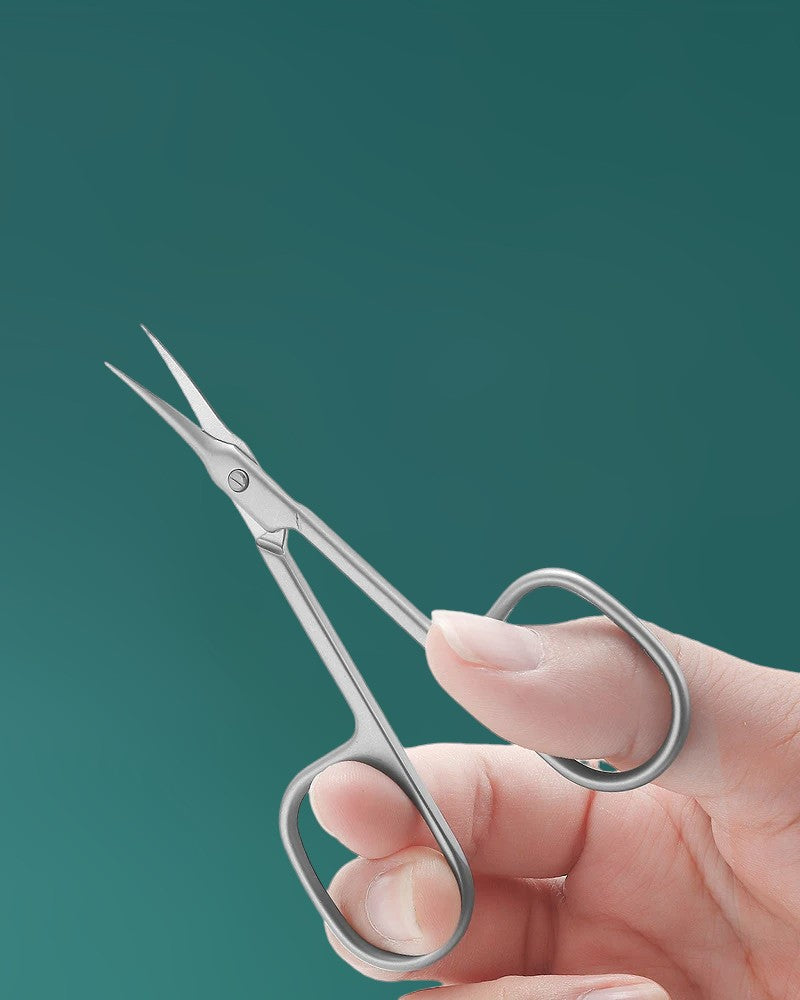 Professional Medical-Grade Stainless Steel Thin Blade Cuticle Scissors