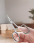 Professional Medical-Grade Stainless Steel Thin Blade Cuticle Scissors