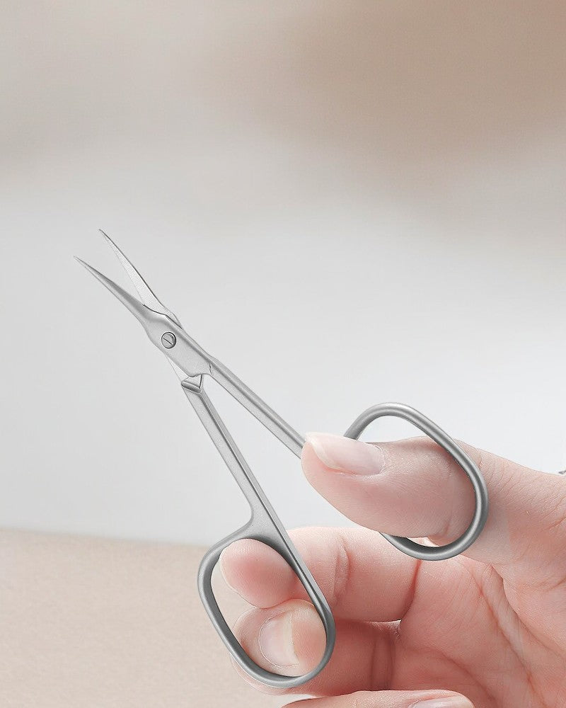 Professional Medical-Grade Stainless Steel Thin Blade Cuticle Scissors