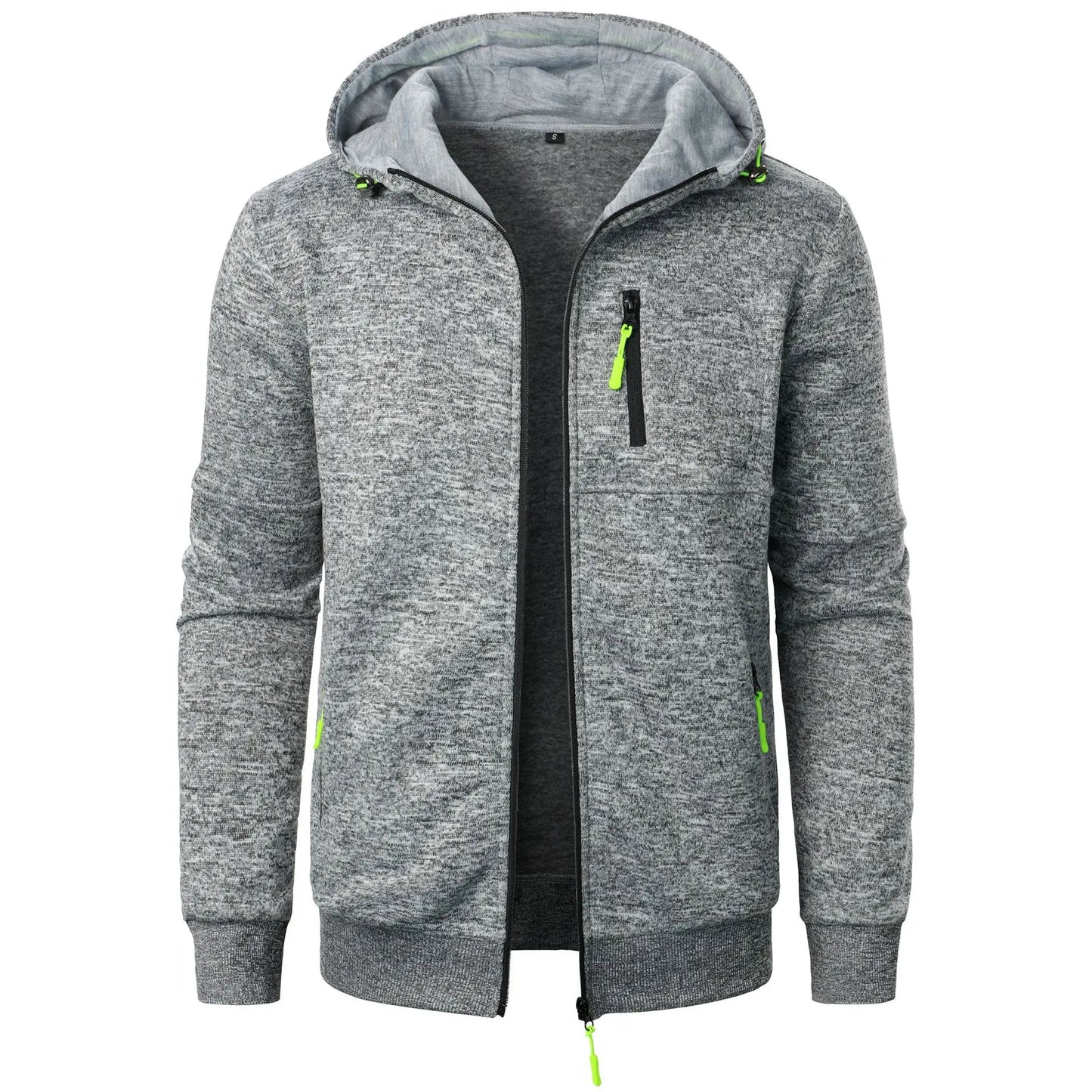 Lightweight and Breathable Zip up Hoodie with Zipper Pockets