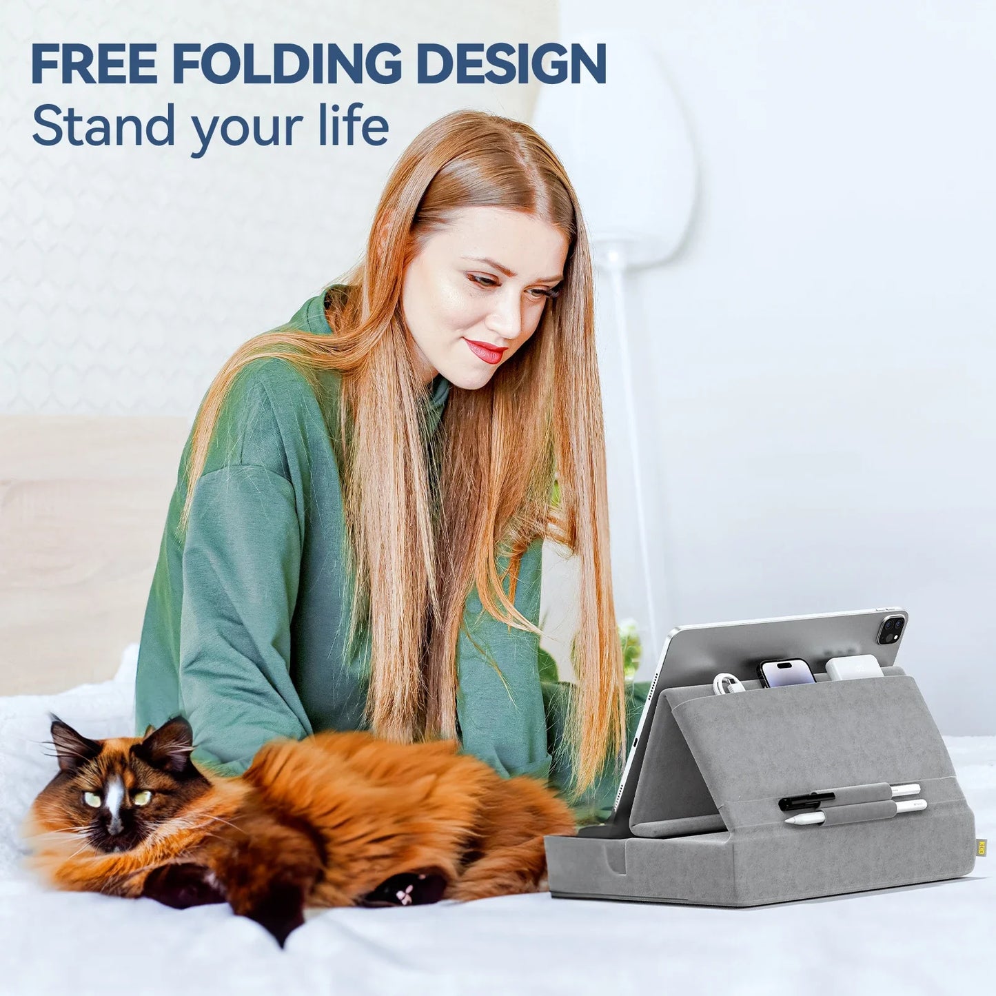 ComfortView Deluxe Multi-Angle Universal Tablet Pillow Holder