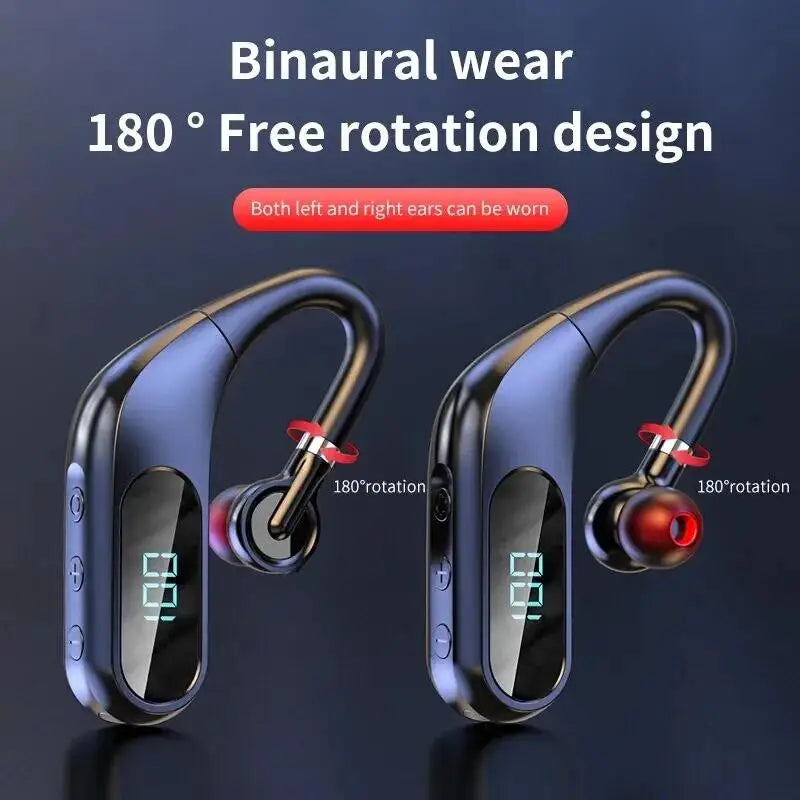 Led Digital Display HD Sound & Noise Reduction In-Ear Headset