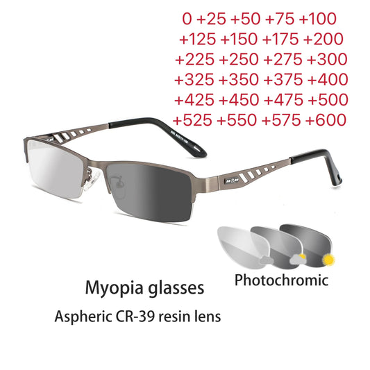 Ultra-Light Photochromic Crystal-Clear Vision Reading Glasses