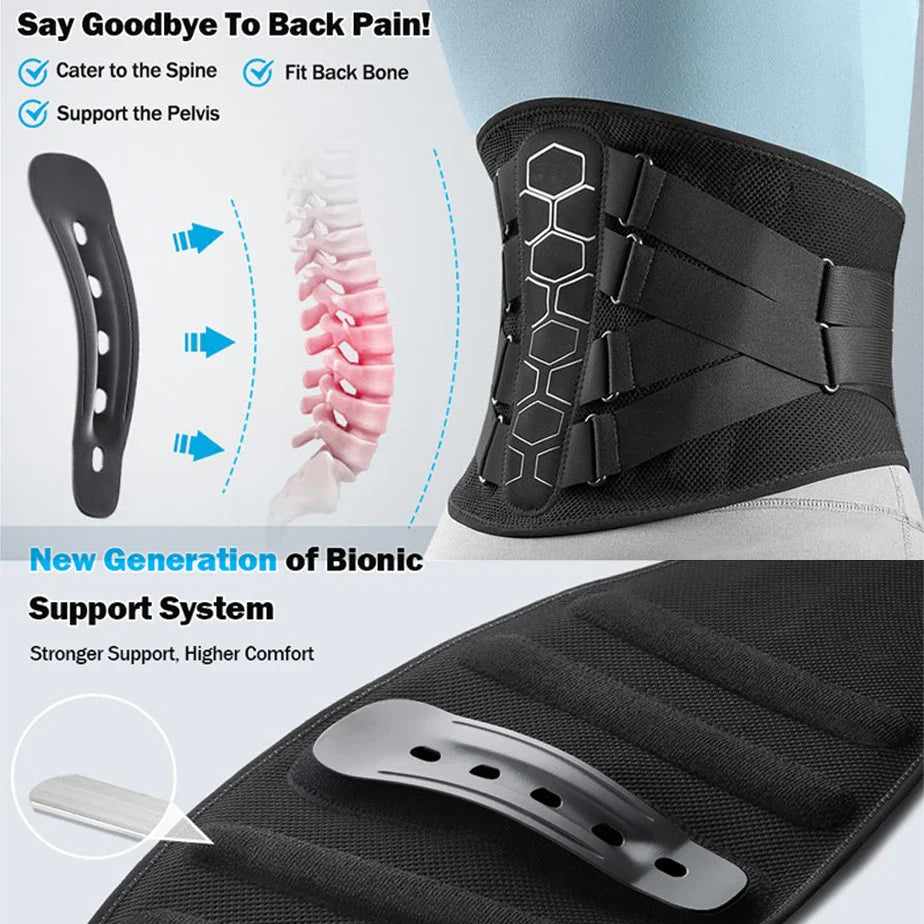 Spine Decompression Orthopedic &  Ergonomic Pain Relief Lumbar Support Belt