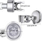 Universal Suction Cup Adjustable Shower Head Holder (2pcs)