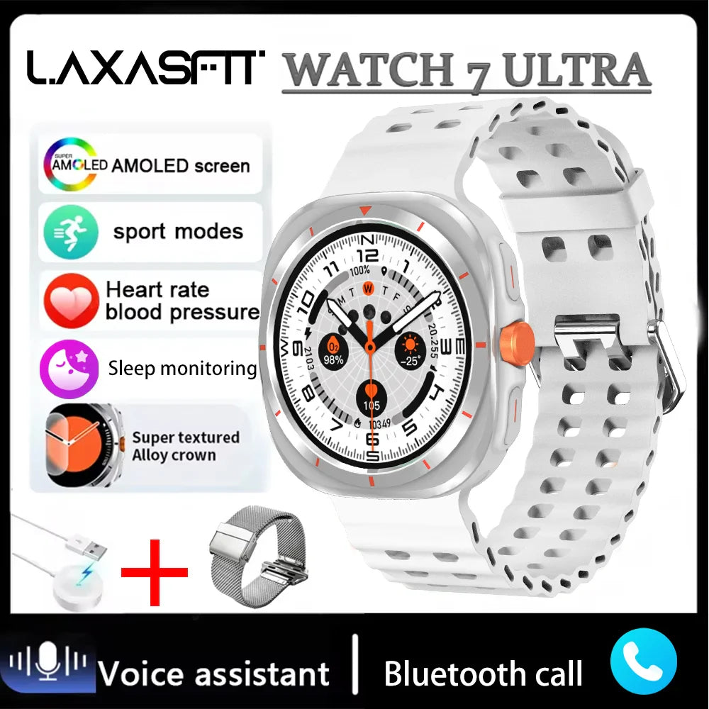 SeniorSafe Large Display Health Monitoring & Emergency SOS Senior Friendly Smartwatch