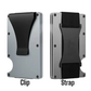 Carbon Fiber RFID Protection Metal Card & Cash Wallet with Air-Tag Holder