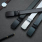 Holes-Free One-Handed Operation Micro-Adjustable Genuine Leather Belt