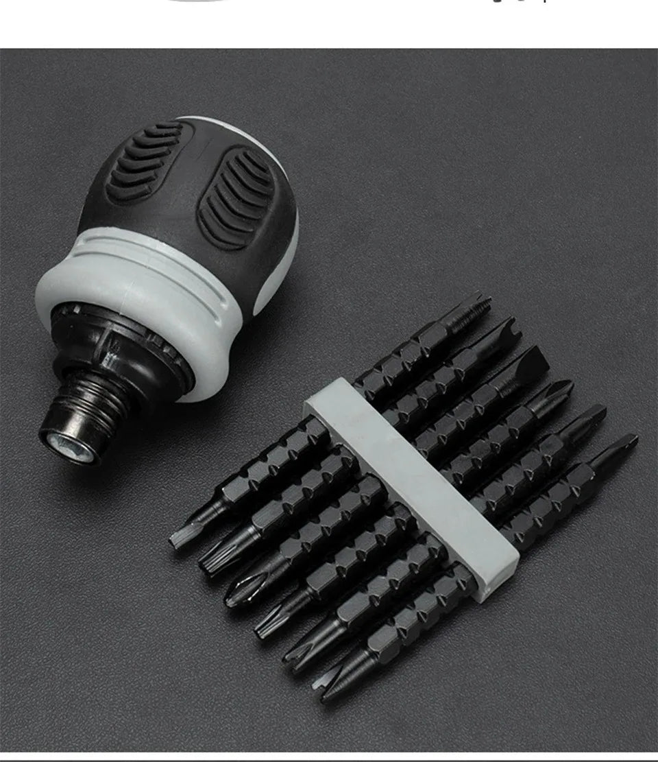 Telescopic Magnetic 13 In 1 Mini Ratchet Precision Screwdriver