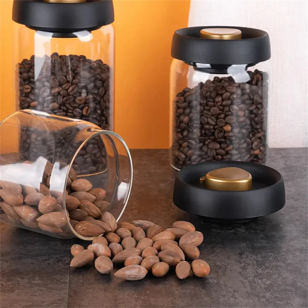 Coffee Beans Moisture-proof Vacuum-Sealed Jar for Long-Lasting Freshness & Flavor