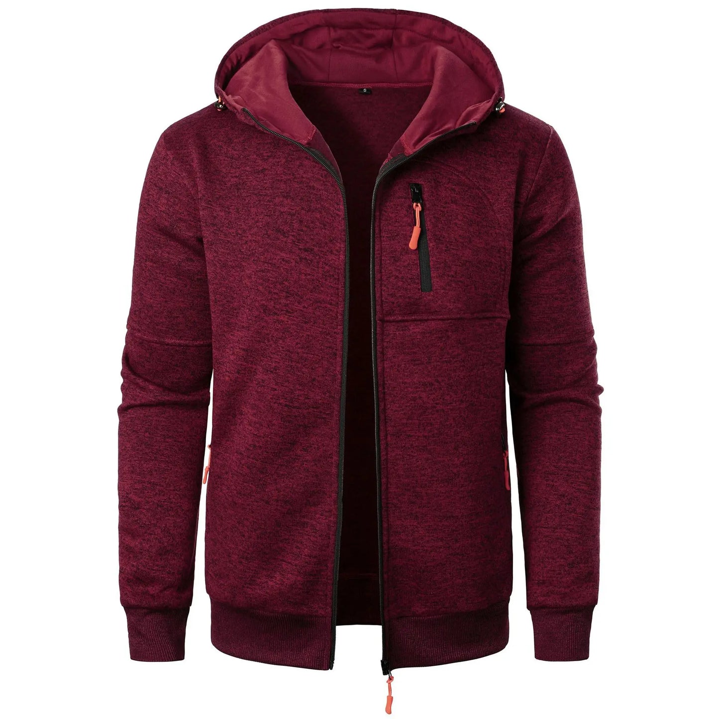 Lightweight and Breathable Zip up Hoodie with Zipper Pockets