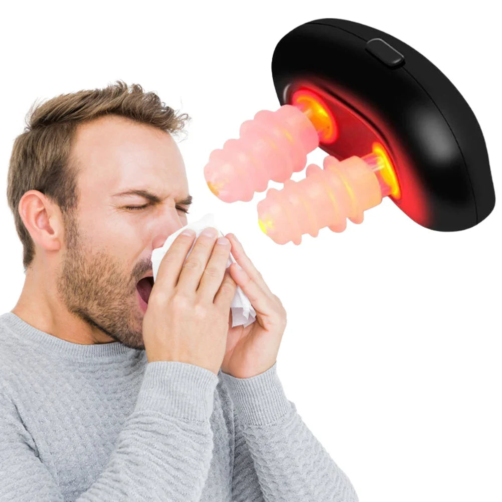Advanced High-Frequency Pulse &  Red Light Rhinitis And Allergy Nasal Therapy Device