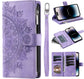Full Screen Protection Deluxe Zipper Wallet Case with Foldable Kickstand for iPhone