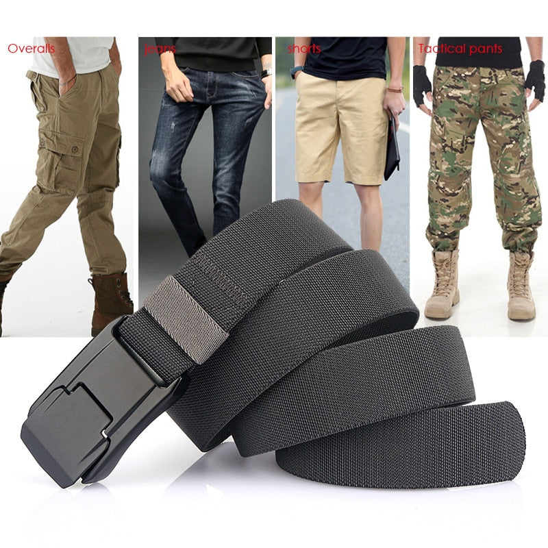 Quick Release Buckle Elastic Stretch Belt
