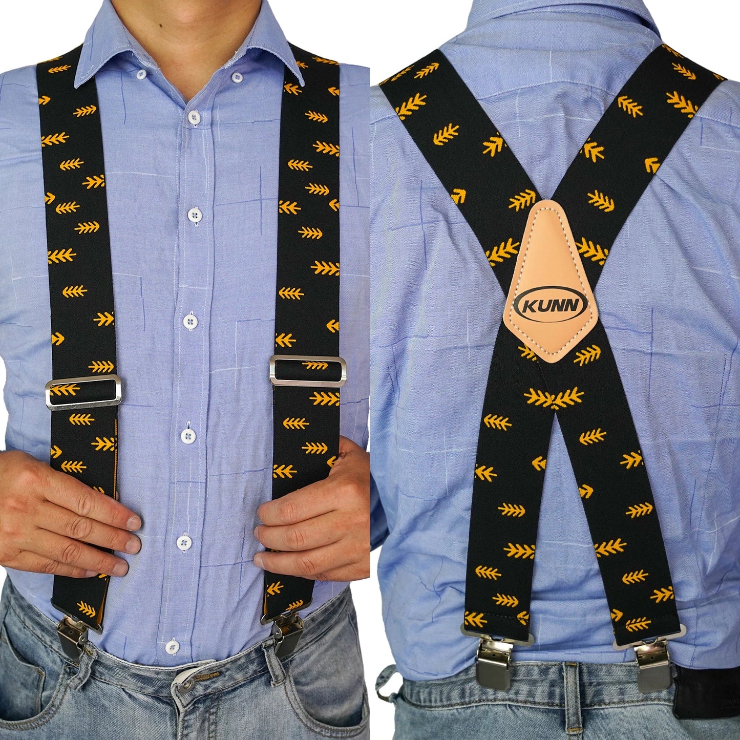 Heavy Duty 2-inch Wide Adjustable Elastic Ultimate-Durability Suspenders