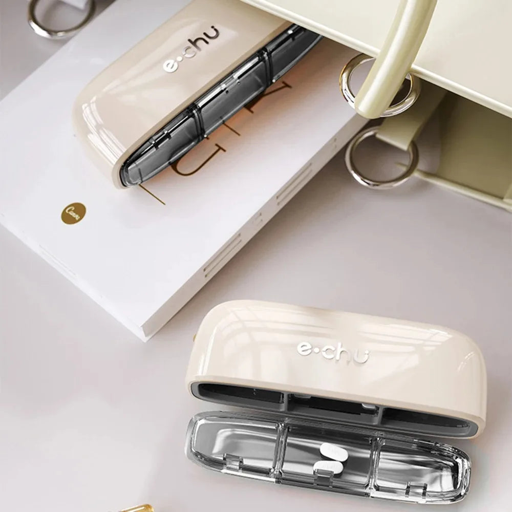 Japanese Large Capacity, Moisture-Proof Daily 3-Slot Premium Pill Organizer