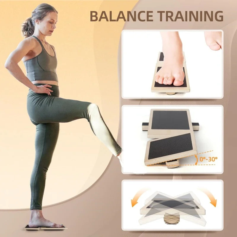 Ankle Strength & Balance Trainer Board – Senior Stability & Foot Rehab Exerciser