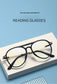 Stylish Blue Light Blocking Light  Reading Glasses