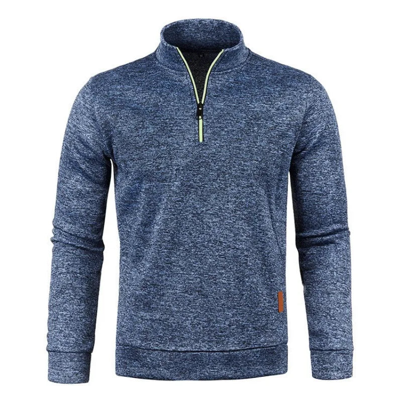 Easy-Wear Warm Half-Zip Men’s Pullover