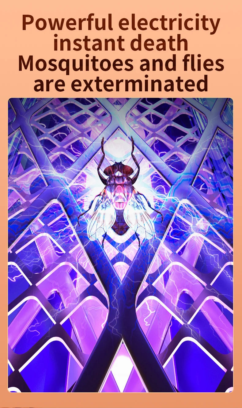 UV Attract 3-in-1 (Handheld / Stand / Wall-Mount) Rechargeable Mosquito Swatter