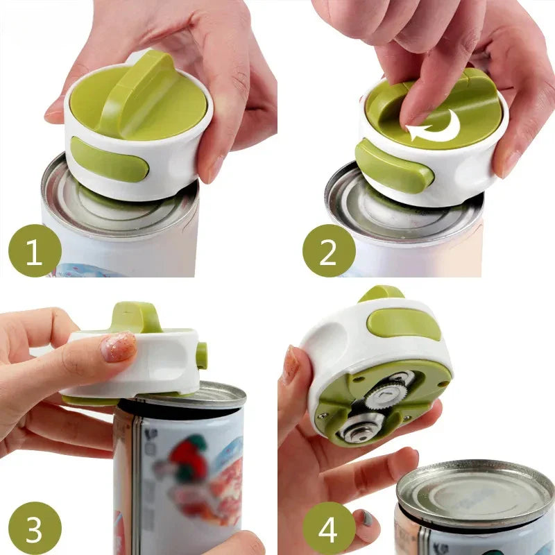 ComfortGrip Effort-Saving Manual Can Opener with Easy-Turn Design