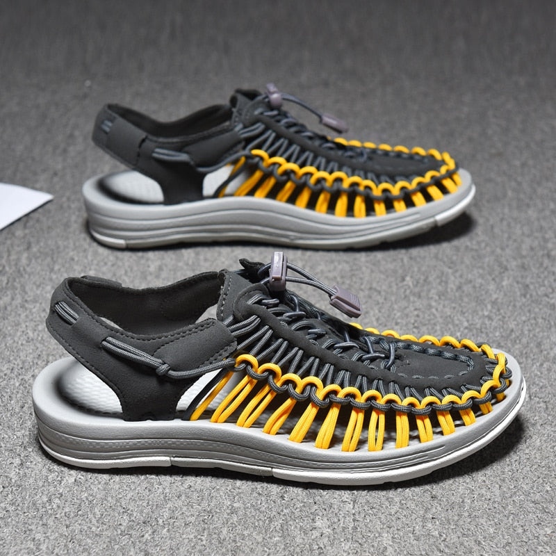 Weaving Design Breathable Casual Sandals For Men & Women