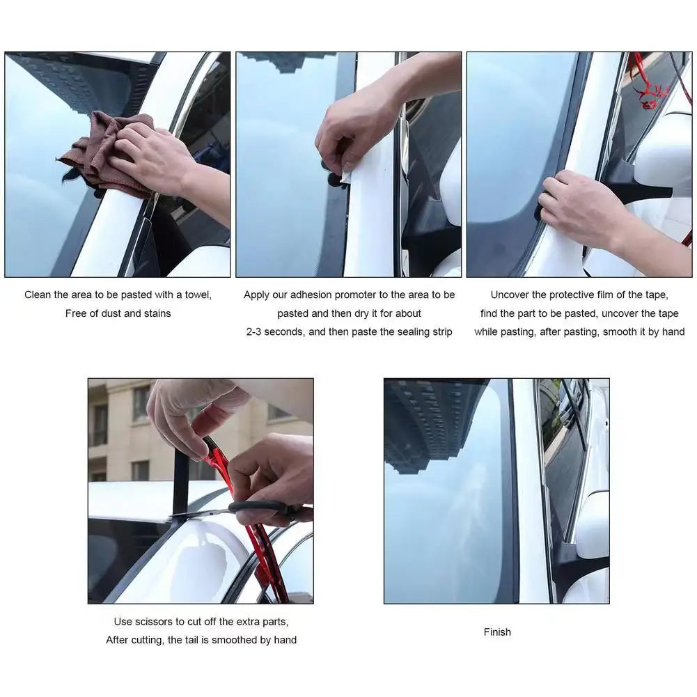 Car Sealing Protection Strips – Noise Insulation, Leak-Proof, Dustproof, Windproof