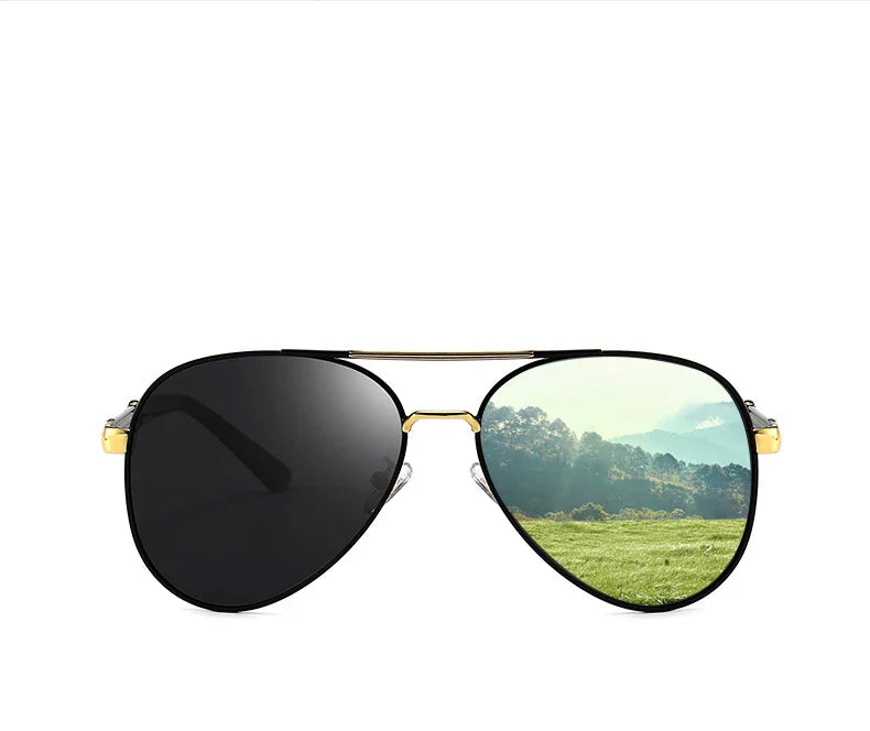Elite Metal Frame Polarized UV400 Aviator Designer Sunglasses