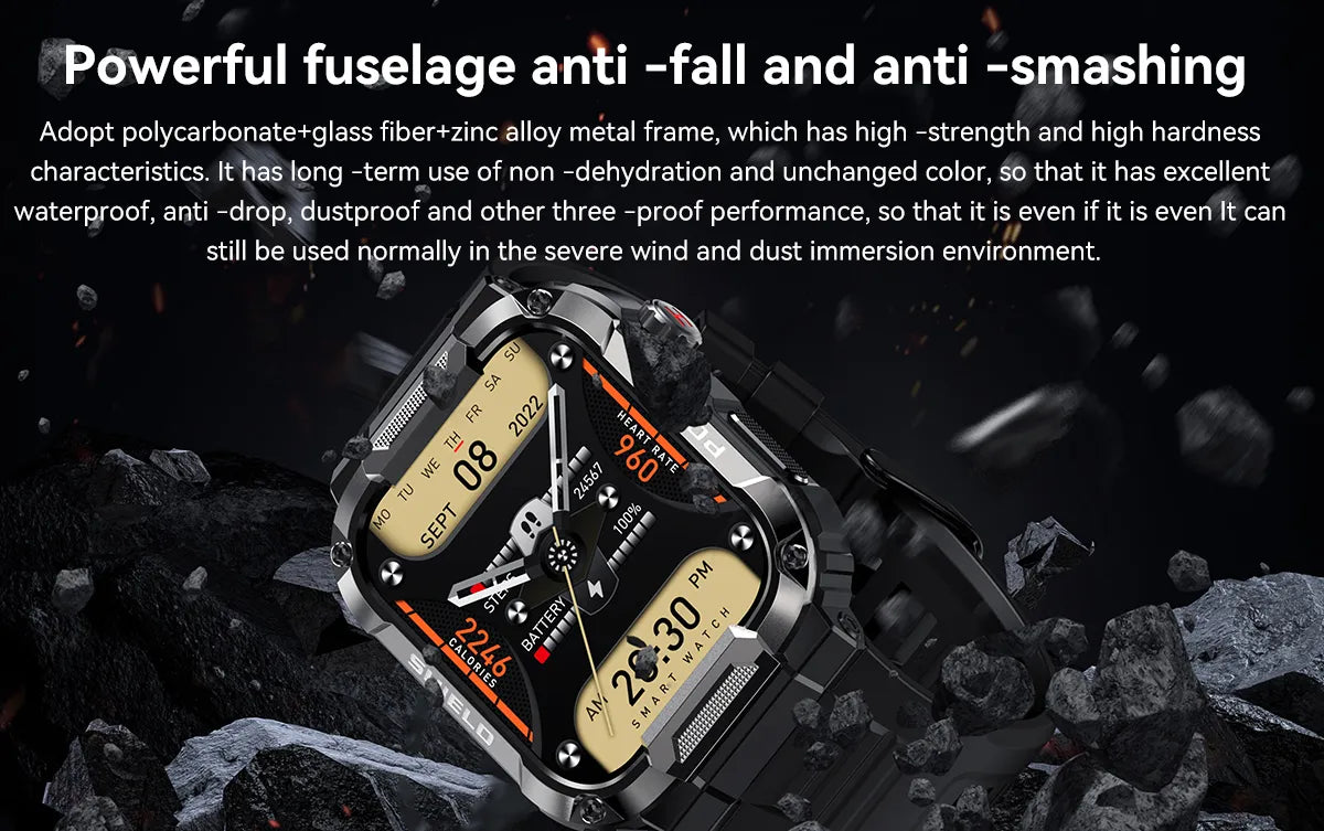 Robust Extremely Durable Waterproof Smartwatch