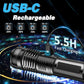 Ultra -Powerful Telescopic Zoom Impact Resistant LED Flashlight