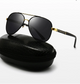 Elite Metal Frame Polarized UV400 Aviator Designer Sunglasses