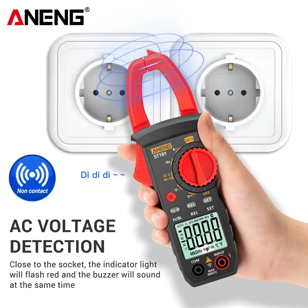 Digital Clamp DC/AC Current 4000 Counts Amp / Hz / NCV / Ohm Multimeter